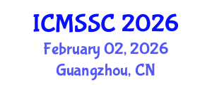 International Conference on Mathematics, Statistics and Scientific Computing (ICMSSC) February 02, 2026 - Guangzhou, China International Conference on Mathematics, Statistics and Scientific Computing (ICMSSC) February 02, 2026 - Guangzhou, China