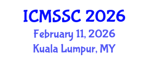 International Conference on Mathematics, Statistics and Scientific Computing (ICMSSC) February 11, 2026 - Kuala Lumpur, Malaysia