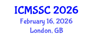 International Conference on Mathematics, Statistics and Scientific Computing (ICMSSC) February 16, 2026 - London, United Kingdom International Conference on Mathematics, Statistics and Scientific Computing (ICMSSC) February 16, 2026 - London, United Kingdom