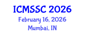 International Conference on Mathematics, Statistics and Scientific Computing (ICMSSC) February 16, 2026 - Mumbai, India International Conference on Mathematics, Statistics and Scientific Computing (ICMSSC) February 16, 2026 - Mumbai, India