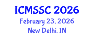 International Conference on Mathematics, Statistics and Scientific Computing (ICMSSC) February 23, 2026 - New Delhi, India International Conference on Mathematics, Statistics and Scientific Computing (ICMSSC) February 23, 2026 - New Delhi, India