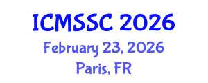 International Conference on Mathematics, Statistics and Scientific Computing (ICMSSC) February 23, 2026 - Paris, France International Conference on Mathematics, Statistics and Scientific Computing (ICMSSC) February 23, 2026 - Paris, France
