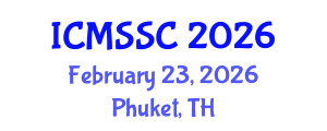 International Conference on Mathematics, Statistics and Scientific Computing (ICMSSC) February 23, 2026 - Phuket, Thailand