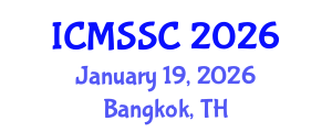 International Conference on Mathematics, Statistics and Scientific Computing (ICMSSC) January 19, 2026 - Bangkok, Thailand International Conference on Mathematics, Statistics and Scientific Computing (ICMSSC) January 19, 2026 - Bangkok, Thailand