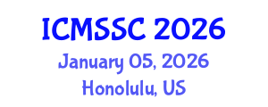 International Conference on Mathematics, Statistics and Scientific Computing (ICMSSC) January 05, 2026 - Honolulu, United States International Conference on Mathematics, Statistics and Scientific Computing (ICMSSC) January 05, 2026 - Honolulu, United States