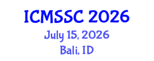 International Conference on Mathematics, Statistics and Scientific Computing (ICMSSC) July 15, 2026 - Bali, Indonesia