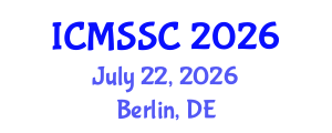 International Conference on Mathematics, Statistics and Scientific Computing (ICMSSC) July 22, 2026 - Berlin, Germany