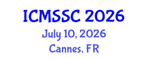 International Conference on Mathematics, Statistics and Scientific Computing (ICMSSC) July 10, 2026 - Cannes, France International Conference on Mathematics, Statistics and Scientific Computing (ICMSSC) July 10, 2026 - Cannes, France