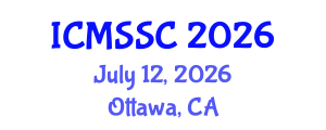 International Conference on Mathematics, Statistics and Scientific Computing (ICMSSC) July 12, 2026 - Ottawa, Canada