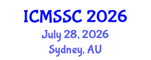 International Conference on Mathematics, Statistics and Scientific Computing (ICMSSC) July 28, 2026 - Sydney, Australia
