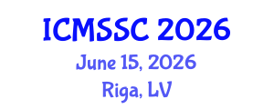 International Conference on Mathematics, Statistics and Scientific Computing (ICMSSC) June 15, 2026 - Riga, Latvia International Conference on Mathematics, Statistics and Scientific Computing (ICMSSC) June 15, 2026 - Riga, Latvia