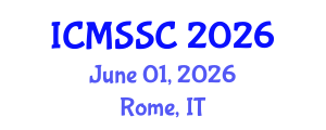 International Conference on Mathematics, Statistics and Scientific Computing (ICMSSC) June 01, 2026 - Rome, Italy International Conference on Mathematics, Statistics and Scientific Computing (ICMSSC) June 01, 2026 - Rome, Italy
