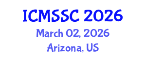 International Conference on Mathematics, Statistics and Scientific Computing (ICMSSC) March 02, 2026 - Arizona, United States International Conference on Mathematics, Statistics and Scientific Computing (ICMSSC) March 02, 2026 - Arizona, United States