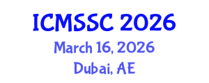 International Conference on Mathematics, Statistics and Scientific Computing (ICMSSC) March 16, 2026 - Dubai, United Arab Emirates International Conference on Mathematics, Statistics and Scientific Computing (ICMSSC) March 16, 2026 - Dubai, United Arab Emirates