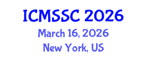 International Conference on Mathematics, Statistics and Scientific Computing (ICMSSC) March 16, 2026 - New York, United States International Conference on Mathematics, Statistics and Scientific Computing (ICMSSC) March 16, 2026 - New York, United States