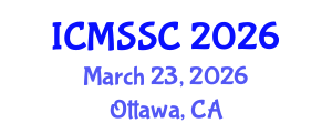 International Conference on Mathematics, Statistics and Scientific Computing (ICMSSC) March 23, 2026 - Ottawa, Canada