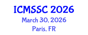 International Conference on Mathematics, Statistics and Scientific Computing (ICMSSC) March 30, 2026 - Paris, France International Conference on Mathematics, Statistics and Scientific Computing (ICMSSC) March 30, 2026 - Paris, France