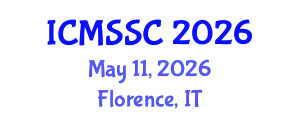 International Conference on Mathematics, Statistics and Scientific Computing (ICMSSC) May 11, 2026 - Florence, Italy International Conference on Mathematics, Statistics and Scientific Computing (ICMSSC) May 11, 2026 - Florence, Italy