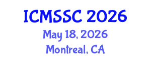 International Conference on Mathematics, Statistics and Scientific Computing (ICMSSC) May 18, 2026 - Montreal, Canada International Conference on Mathematics, Statistics and Scientific Computing (ICMSSC) May 18, 2026 - Montreal, Canada