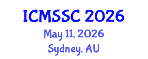 International Conference on Mathematics, Statistics and Scientific Computing (ICMSSC) May 11, 2026 - Sydney, Australia