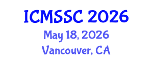 International Conference on Mathematics, Statistics and Scientific Computing (ICMSSC) May 18, 2026 - Vancouver, Canada