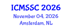 International Conference on Mathematics, Statistics and Scientific Computing (ICMSSC) November 04, 2026 - Amsterdam, Netherlands International Conference on Mathematics, Statistics and Scientific Computing (ICMSSC) November 04, 2026 - Amsterdam, Netherlands