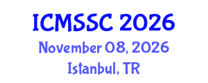 International Conference on Mathematics, Statistics and Scientific Computing (ICMSSC) November 08, 2026 - Istanbul, Turkey