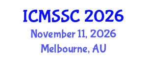 International Conference on Mathematics, Statistics and Scientific Computing (ICMSSC) November 11, 2026 - Melbourne, Australia