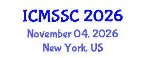 International Conference on Mathematics, Statistics and Scientific Computing (ICMSSC) November 04, 2026 - New York, United States International Conference on Mathematics, Statistics and Scientific Computing (ICMSSC) November 04, 2026 - New York, United States