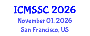 International Conference on Mathematics, Statistics and Scientific Computing (ICMSSC) November 01, 2026 - San Francisco, United States International Conference on Mathematics, Statistics and Scientific Computing (ICMSSC) November 01, 2026 - San Francisco, United States