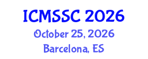 International Conference on Mathematics, Statistics and Scientific Computing (ICMSSC) October 25, 2026 - Barcelona, Spain International Conference on Mathematics, Statistics and Scientific Computing (ICMSSC) October 25, 2026 - Barcelona, Spain