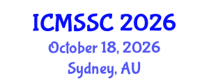 International Conference on Mathematics, Statistics and Scientific Computing (ICMSSC) October 18, 2026 - Sydney, Australia