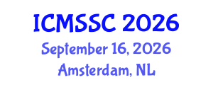 International Conference on Mathematics, Statistics and Scientific Computing (ICMSSC) September 16, 2026 - Amsterdam, Netherlands International Conference on Mathematics, Statistics and Scientific Computing (ICMSSC) September 16, 2026 - Amsterdam, Netherlands