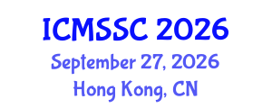 International Conference on Mathematics, Statistics and Scientific Computing (ICMSSC) September 27, 2026 - Hong Kong, China International Conference on Mathematics, Statistics and Scientific Computing (ICMSSC) September 27, 2026 - Hong Kong, China