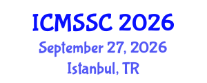 International Conference on Mathematics, Statistics and Scientific Computing (ICMSSC) September 27, 2026 - Istanbul, Turkey International Conference on Mathematics, Statistics and Scientific Computing (ICMSSC) September 27, 2026 - Istanbul, Turkey
