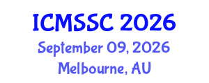 International Conference on Mathematics, Statistics and Scientific Computing (ICMSSC) September 09, 2026 - Melbourne, Australia International Conference on Mathematics, Statistics and Scientific Computing (ICMSSC) September 09, 2026 - Melbourne, Australia