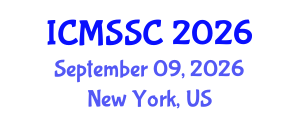 International Conference on Mathematics, Statistics and Scientific Computing (ICMSSC) September 09, 2026 - New York, United States International Conference on Mathematics, Statistics and Scientific Computing (ICMSSC) September 09, 2026 - New York, United States