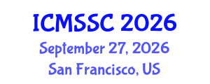 International Conference on Mathematics, Statistics and Scientific Computing (ICMSSC) September 27, 2026 - San Francisco, United States International Conference on Mathematics, Statistics and Scientific Computing (ICMSSC) September 27, 2026 - San Francisco, United States