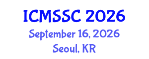 International Conference on Mathematics, Statistics and Scientific Computing (ICMSSC) September 16, 2026 - Seoul, Republic of Korea International Conference on Mathematics, Statistics and Scientific Computing (ICMSSC) September 16, 2026 - Seoul, Republic of Korea