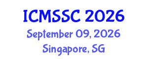 International Conference on Mathematics, Statistics and Scientific Computing (ICMSSC) September 09, 2026 - Singapore, Singapore International Conference on Mathematics, Statistics and Scientific Computing (ICMSSC) September 09, 2026 - Singapore, Singapore