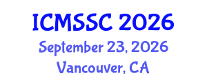 International Conference on Mathematics, Statistics and Scientific Computing (ICMSSC) September 23, 2026 - Vancouver, Canada