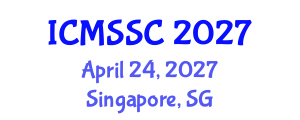International Conference on Mathematics, Statistics and Scientific Computing (ICMSSC) April 24, 2027 - Singapore, Singapore