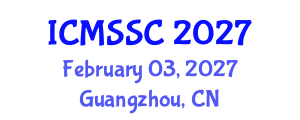 International Conference on Mathematics, Statistics and Scientific Computing (ICMSSC) February 03, 2027 - Guangzhou, China International Conference on Mathematics, Statistics and Scientific Computing (ICMSSC) February 03, 2027 - Guangzhou, China