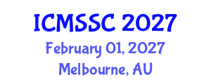 International Conference on Mathematics, Statistics and Scientific Computing (ICMSSC) February 01, 2027 - Melbourne, Australia