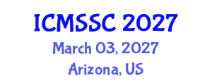 International Conference on Mathematics, Statistics and Scientific Computing (ICMSSC) March 03, 2027 - Arizona, United States International Conference on Mathematics, Statistics and Scientific Computing (ICMSSC) March 03, 2027 - Arizona, United States