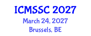 International Conference on Mathematics, Statistics and Scientific Computing (ICMSSC) March 24, 2027 - Brussels, Belgium