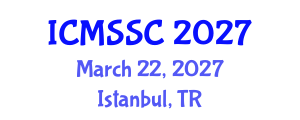 International Conference on Mathematics, Statistics and Scientific Computing (ICMSSC) March 22, 2027 - Istanbul, Turkey International Conference on Mathematics, Statistics and Scientific Computing (ICMSSC) March 22, 2027 - Istanbul, Turkey