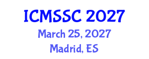 International Conference on Mathematics, Statistics and Scientific Computing (ICMSSC) March 25, 2027 - Madrid, Spain International Conference on Mathematics, Statistics and Scientific Computing (ICMSSC) March 25, 2027 - Madrid, Spain