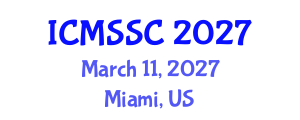International Conference on Mathematics, Statistics and Scientific Computing (ICMSSC) March 11, 2027 - Miami, United States International Conference on Mathematics, Statistics and Scientific Computing (ICMSSC) March 11, 2027 - Miami, United States
