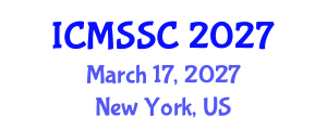 International Conference on Mathematics, Statistics and Scientific Computing (ICMSSC) March 17, 2027 - New York, United States International Conference on Mathematics, Statistics and Scientific Computing (ICMSSC) March 17, 2027 - New York, United States